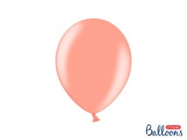 Ballonnen rosé metallic - 10 stuks