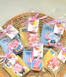 Traktatie label Peppa Big