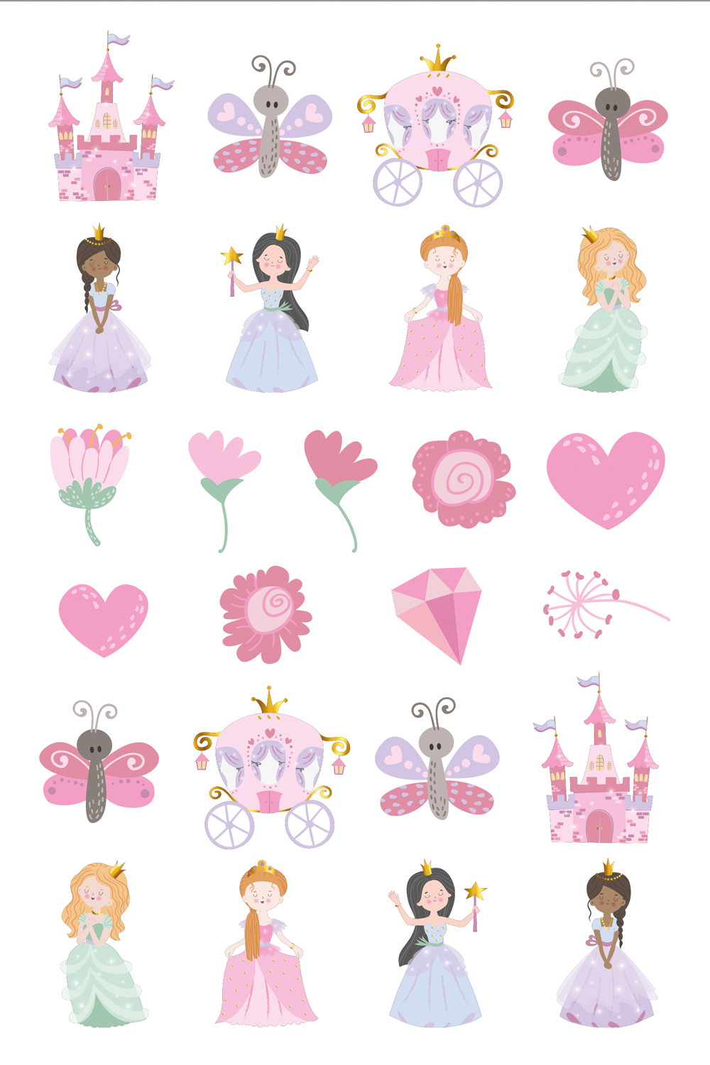 Prinsessen plak tattoos