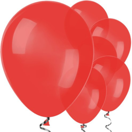 Ballonnen rood - 10 stuks