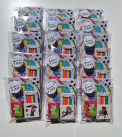 Sticker rond Hoera! 3 jaar - per stuk