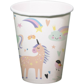 Unicorn drinkbekertjes - 6 stuks