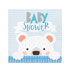 Servetjes Bear Babyshower