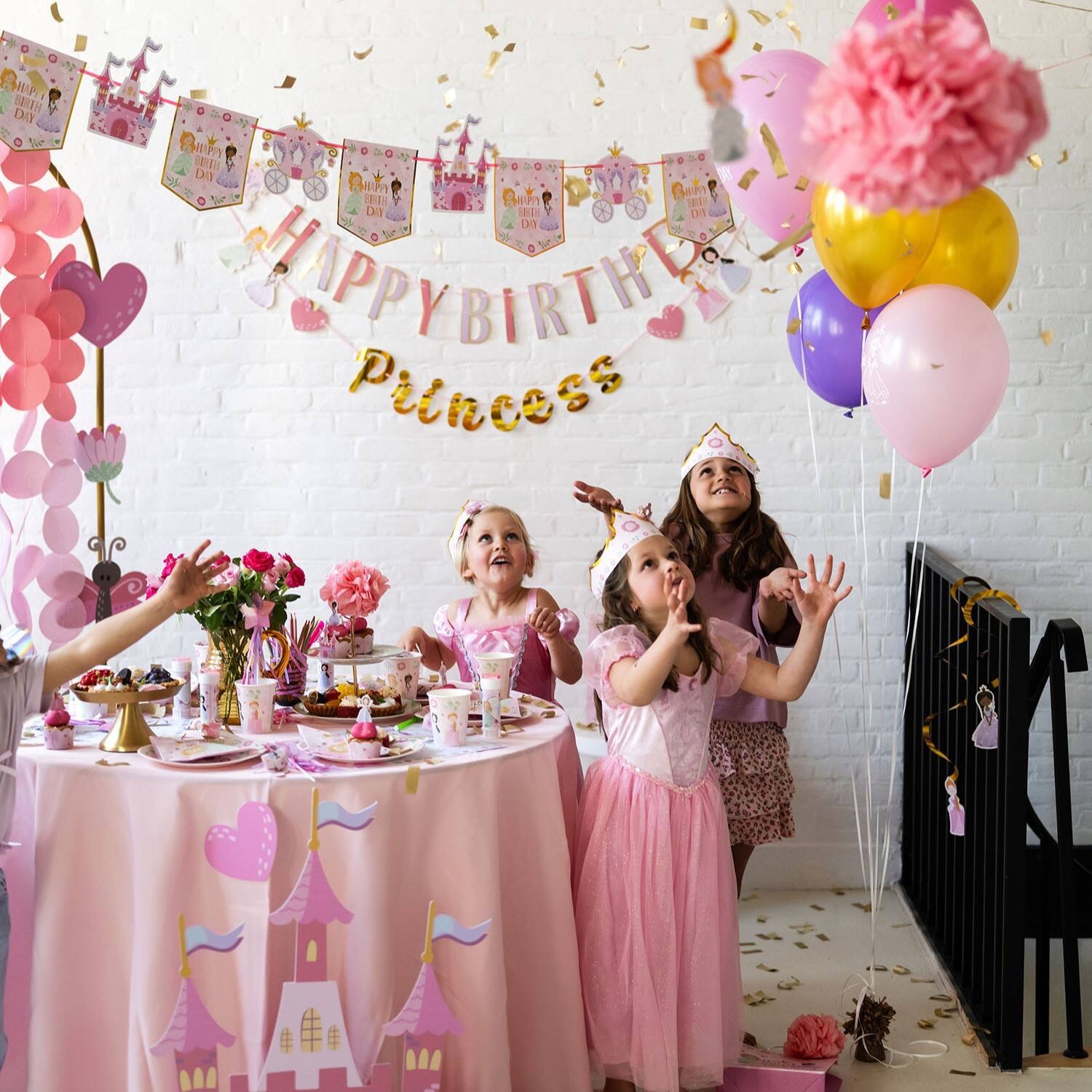 Prinsessen slinger Happy Birthday 1,5 m