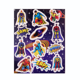 Stickertjes Super Hero's