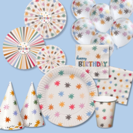 Kartonnen drinkbekers Starburst 8 stuks