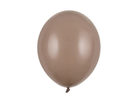 Ballonnen cappuccino bruin  - 10 stuks