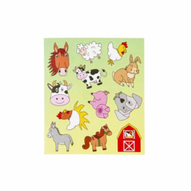 Stickertjes boerderij dieren