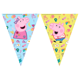 Peppa Pig vrolijke Vlaggenlijn - 2,3 meter