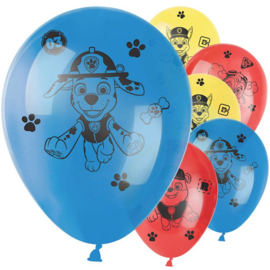 Paw Patrol ballonnen - 6 stuks