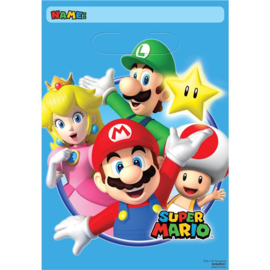 Super Mario uitdeelzakjes 8 stuks