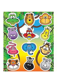 Stickertjes Jungle A