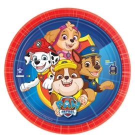 Paw Patrol bordjes 23cm - 8 stuks