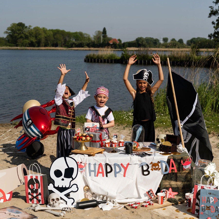 Piraten Party drinkbekertjes 8 stuks