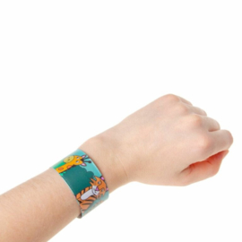 Klap armbandje Wilde Dieren