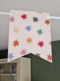 Vlaggenlijn Happy Birthday Star Burst 6m