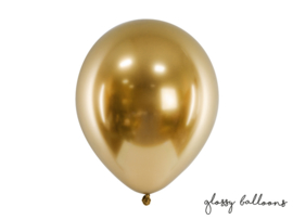 Ballonnen goud metallic- 10 stuks