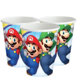 Super Mario  drinkbekertjes - 8 stuks