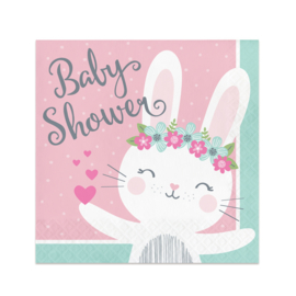 Servetjes Bunny Babyshower
