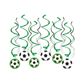 Voetbal swirls