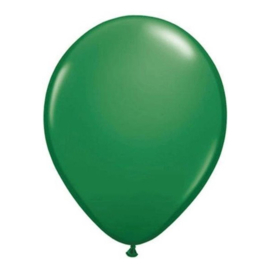 Donker groene latex ballonnen - 10 stuks