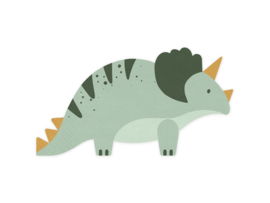 Dino Party servetten Trceratops