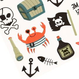 Piraten tattoos 25 stuks