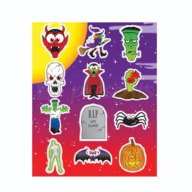 Stickertjes Griezel figuurtjes