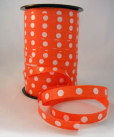 Krullint stip oranje 5 meter
