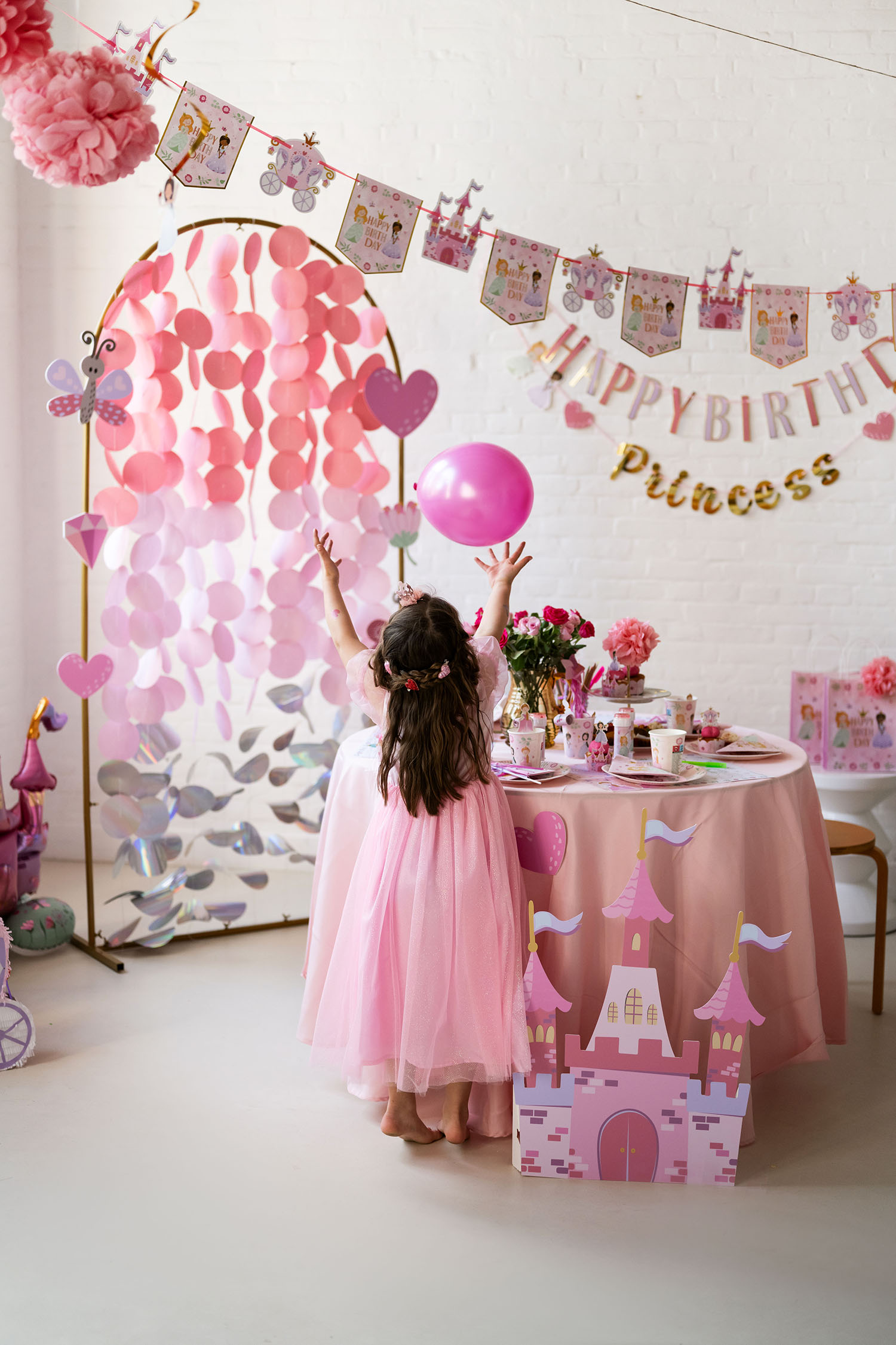 Prinsessen slinger Happy Birthday 1,5 m