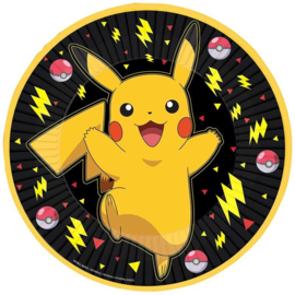 Pokemon bordjes  23 cm - 8 stuks