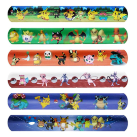 Pokemon klap armband - per stuk