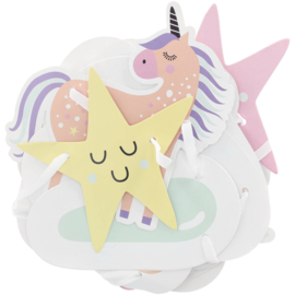 Slinger Unicorn Happy Birthday - 2 delig