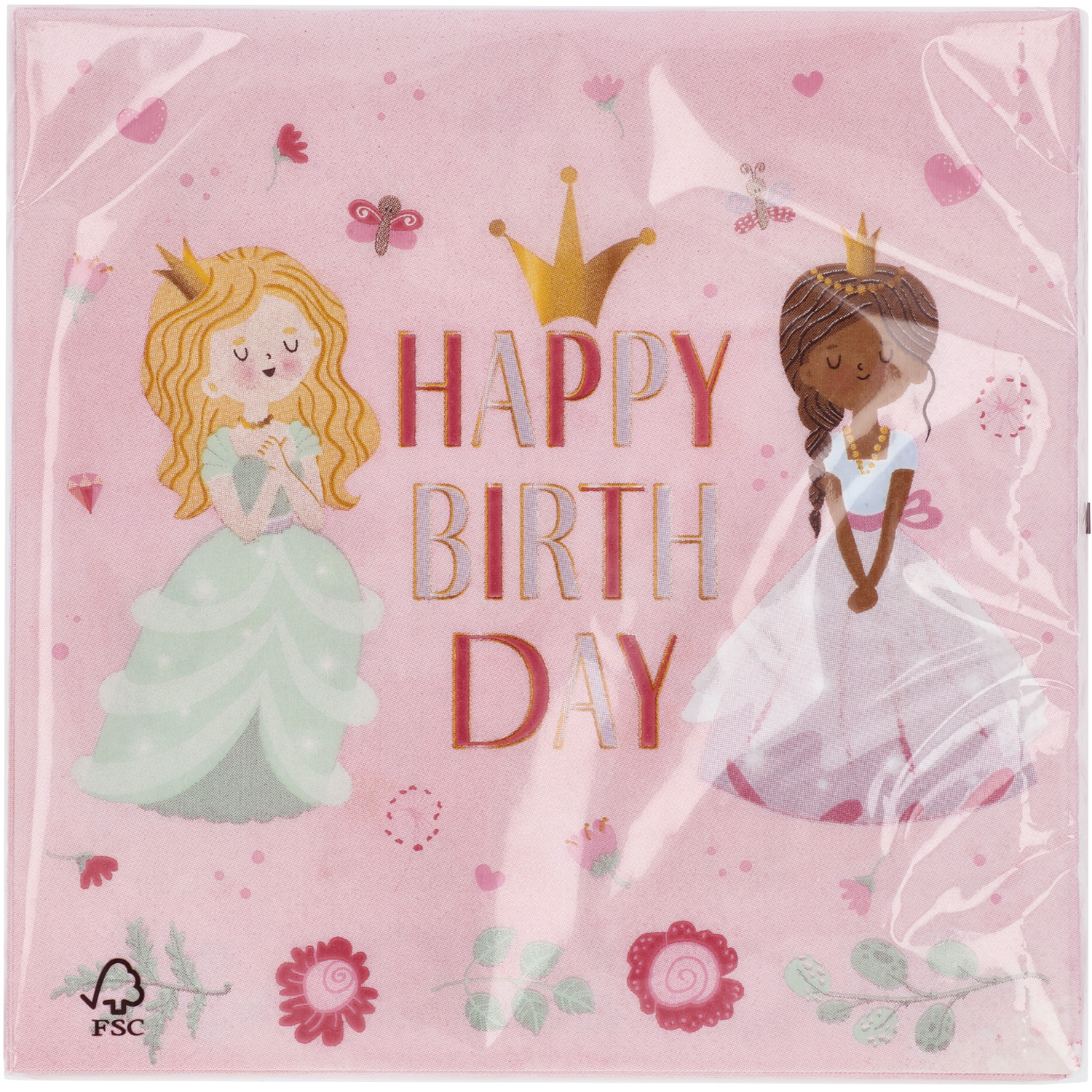Prinsessen servetten 20 stuks