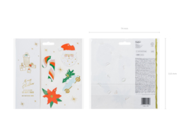 Kerst kado labeltjes A / gift tags 12 stuks
