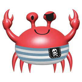 Folieballon Krab Piraten Party 90x74 cm