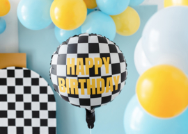 Happy Birthday folie ballon Racing Team