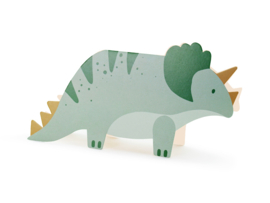 Dino uitnodigingskaartjes Triceratops