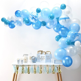 Ballonnenboog Blauw - 70 delig