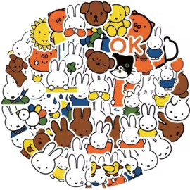 Nijntje mini stickertjes 25 stuks