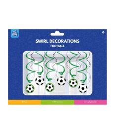 Voetbal swirls