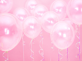 Ballonnen transparant - 10 stuks