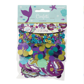 Zeemeermin wishes tafel confetti