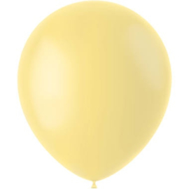 Ballonnen pastel Geel mat 33cm - 10 stuks