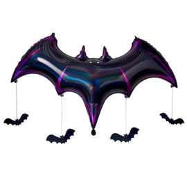 Vleermuis XXL folie ballon voor Halloween