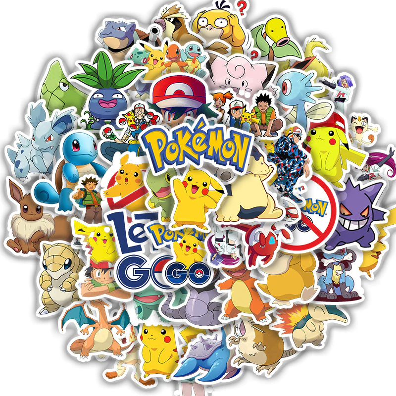 Pokemon stickers - 10 stuks