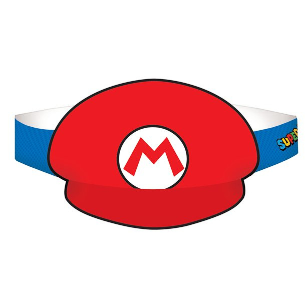 Super Mario papieren feesthoedje
