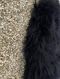 "Black Oasis" - Black/ Champagne Gold edition - 60 x 60 cm