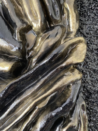 "Elements" - Black & Gold blended edition - Ø 43 cm