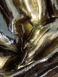 "Elements" - Black & Gold blended edition - Ø 43 cm